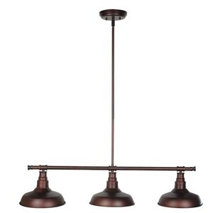 Kimball 3-Light Textured Coffee Bronze Indoor Pendant